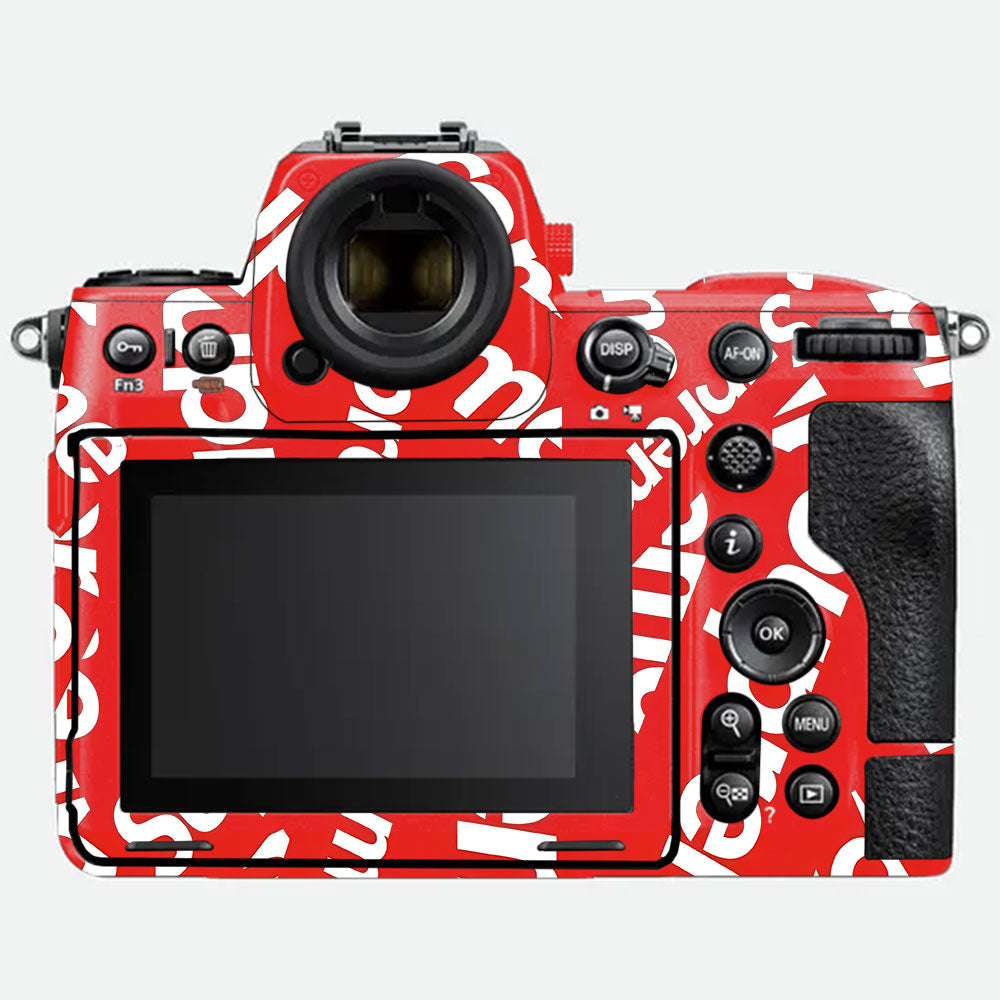 Supreme Red Nikon Z8 Camera Skin