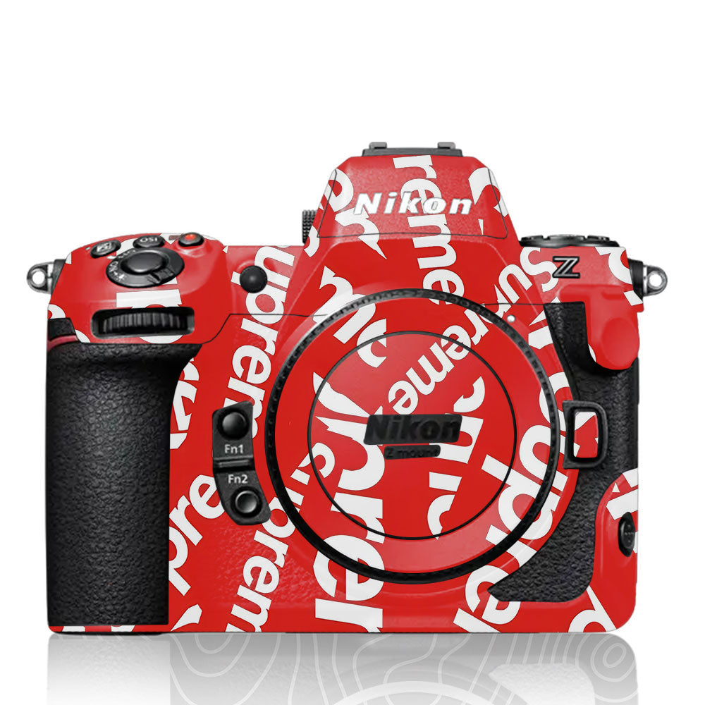 Supreme Red Nikon Z8 Camera Skin
