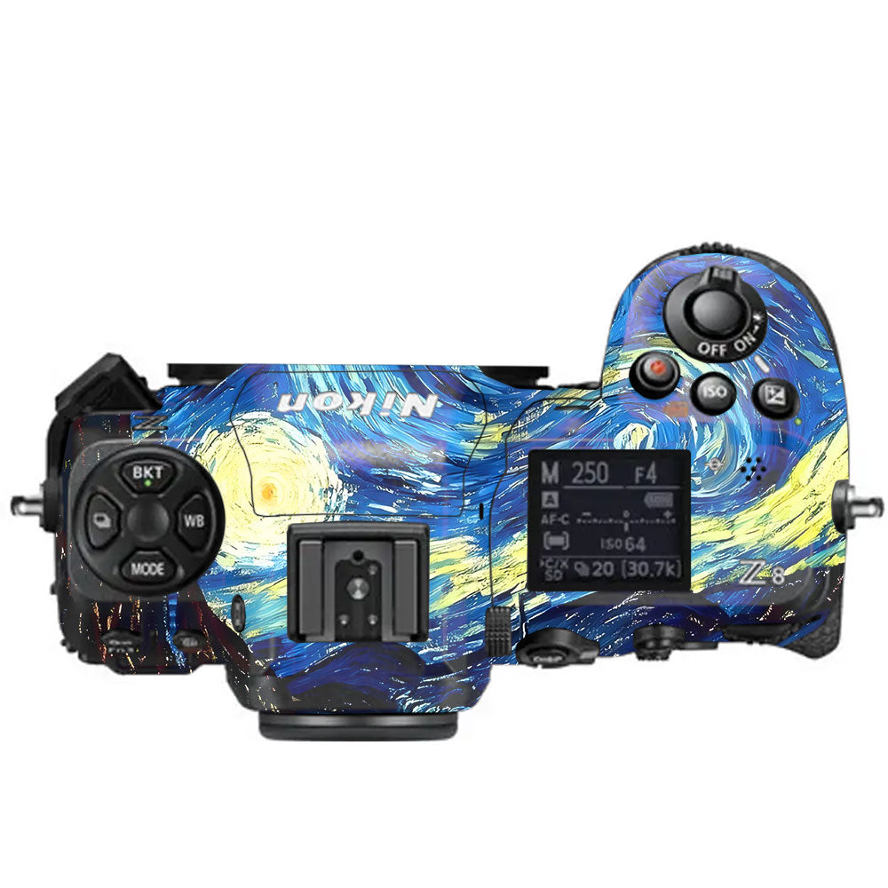Starry Night Art Nikon Z8 Camera Skin