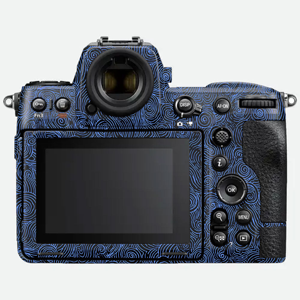 Blue Spirals Nikon Z8 Camera Skin