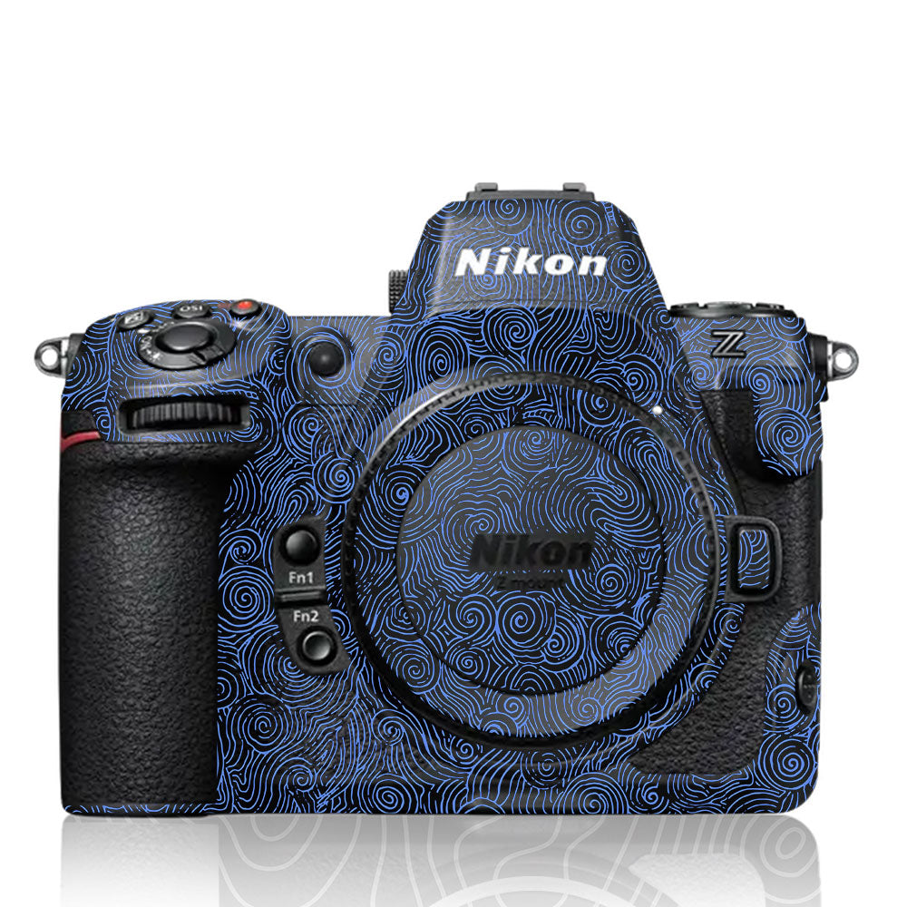 Blue Spirals Nikon Z8 Camera Skin