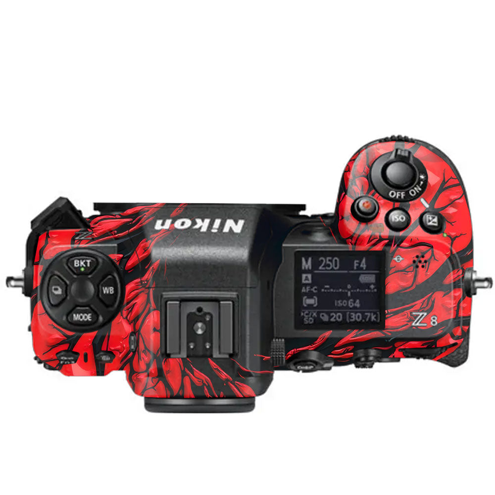Venom Red Nikon Z8 Camera Skin