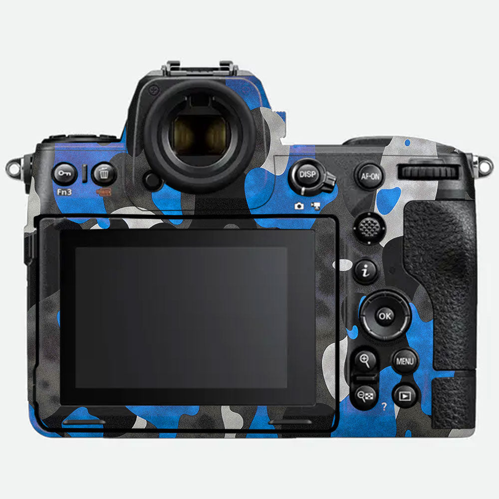Blue Grey Camo Nikon Z8 Camera Skin