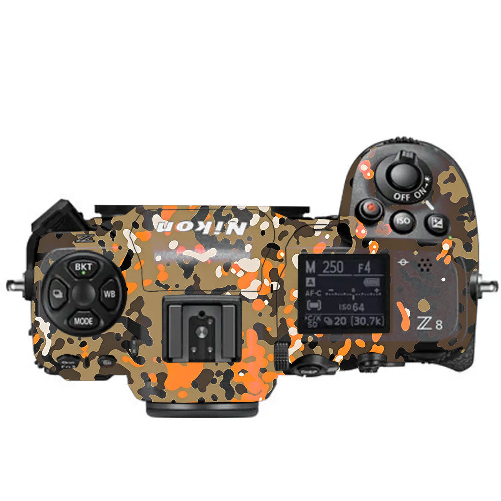 Orange Brown Spot  Nikon Z8 Camera Skin