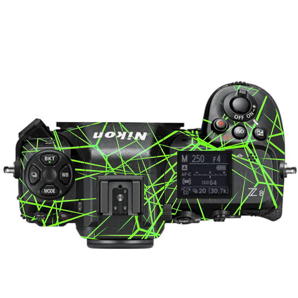Neon Grid Nikon Z8 Camera Skin