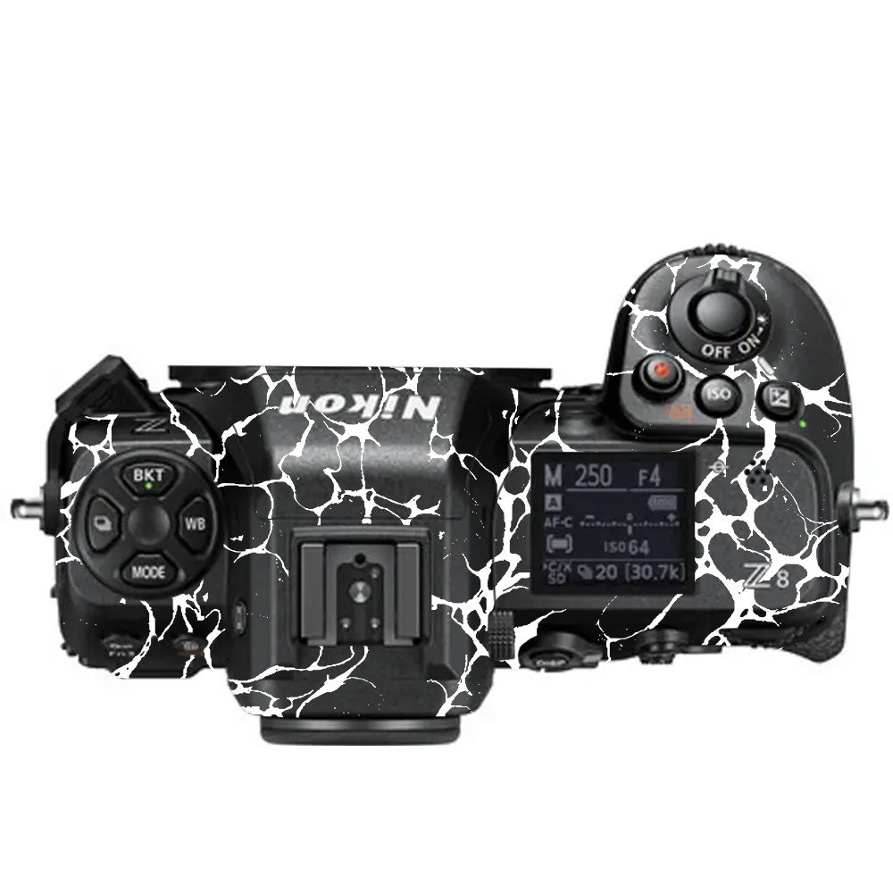 White Web Nikon Z8 Camera Skin