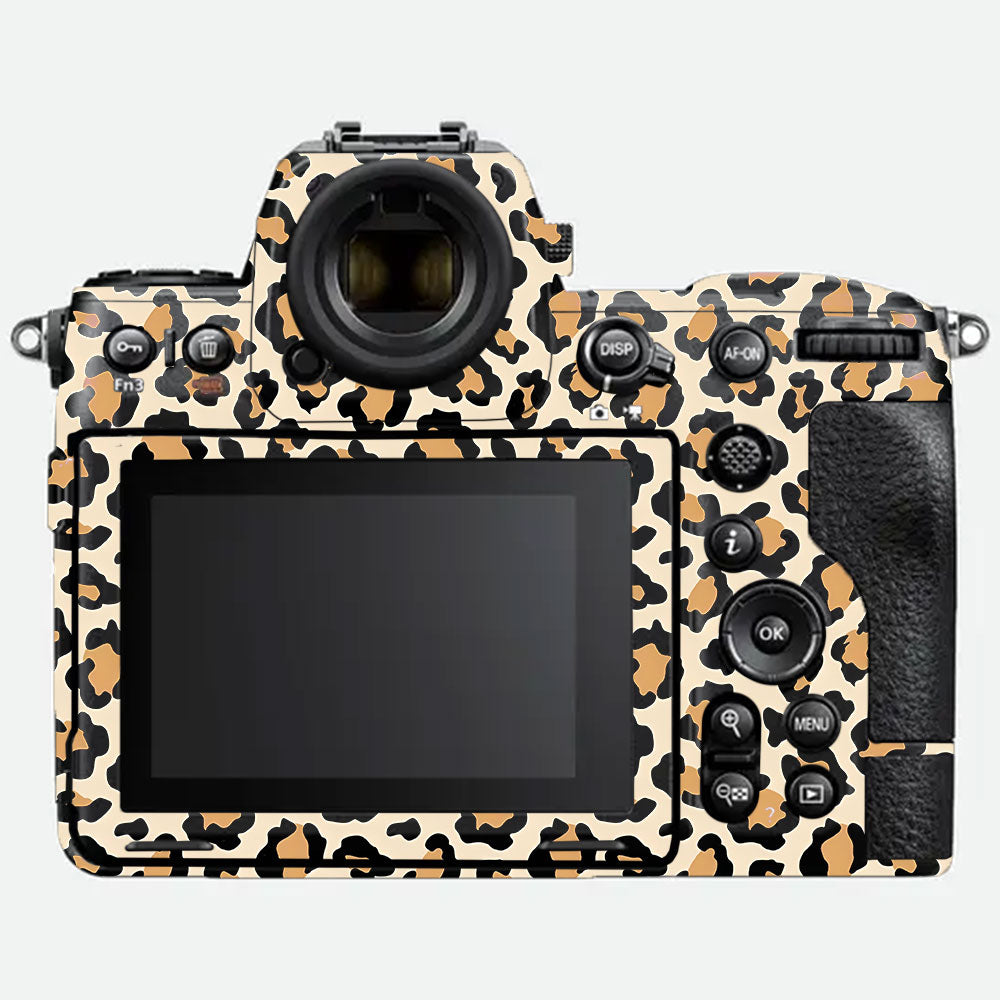Sandy Leopard Spots Nikon Z8 Camera Skin