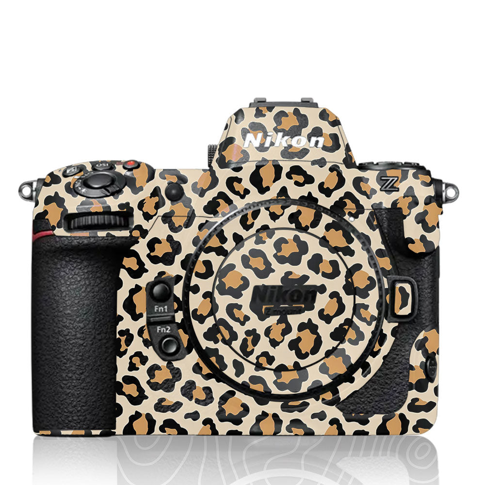 Sandy Leopard Spots Nikon Z8 Camera Skin