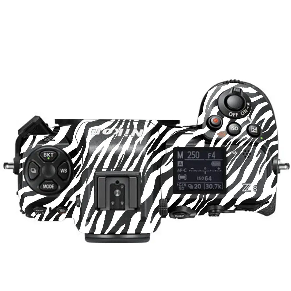 Classic Zebra Stripes Nikon Z8 Camera Skin