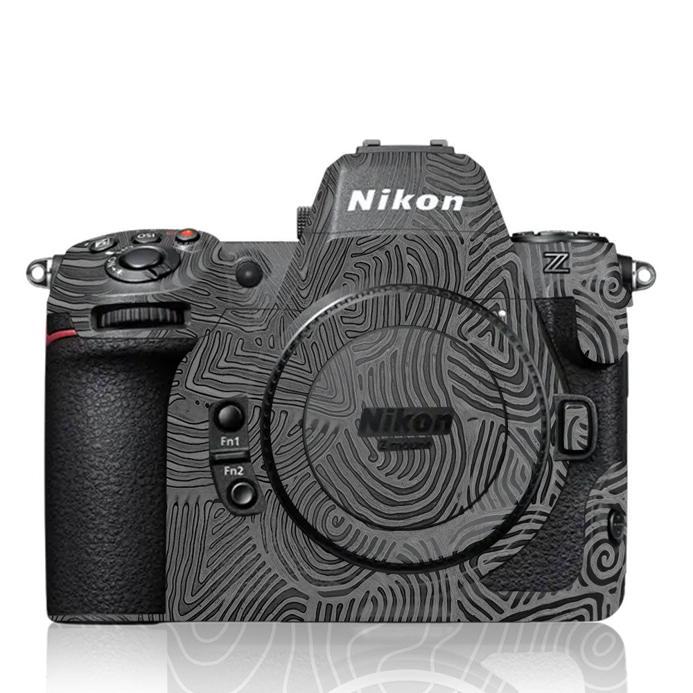 Monochrome Line Maze Nikon Z8 Camera Skin