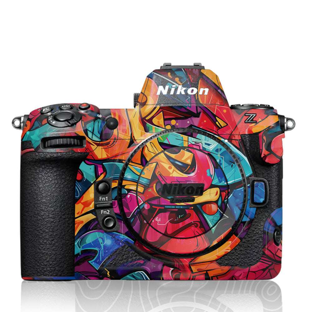Urban Graffiti Explosion Nikon Z8 Camera Skin