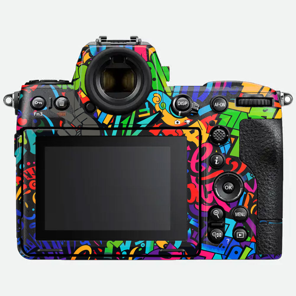 Colorful Urban Street Art Lettering Nikon Z8 Camera Skin