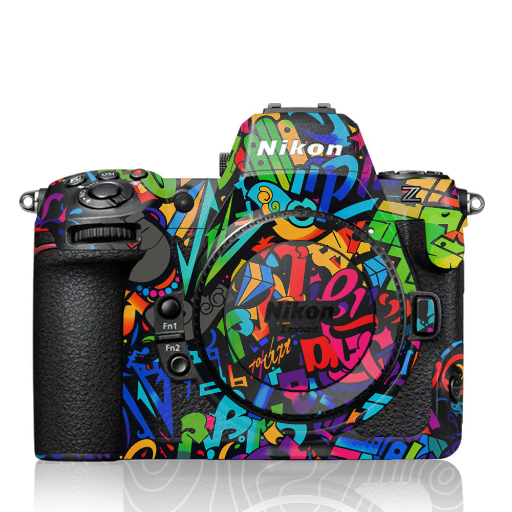 Colorful Urban Street Art Lettering Nikon Z8 Camera Skin