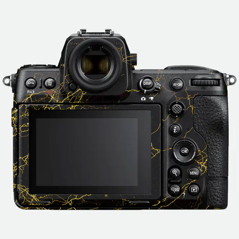 Electric Gold Veins Nikon Z8 Camera Skin