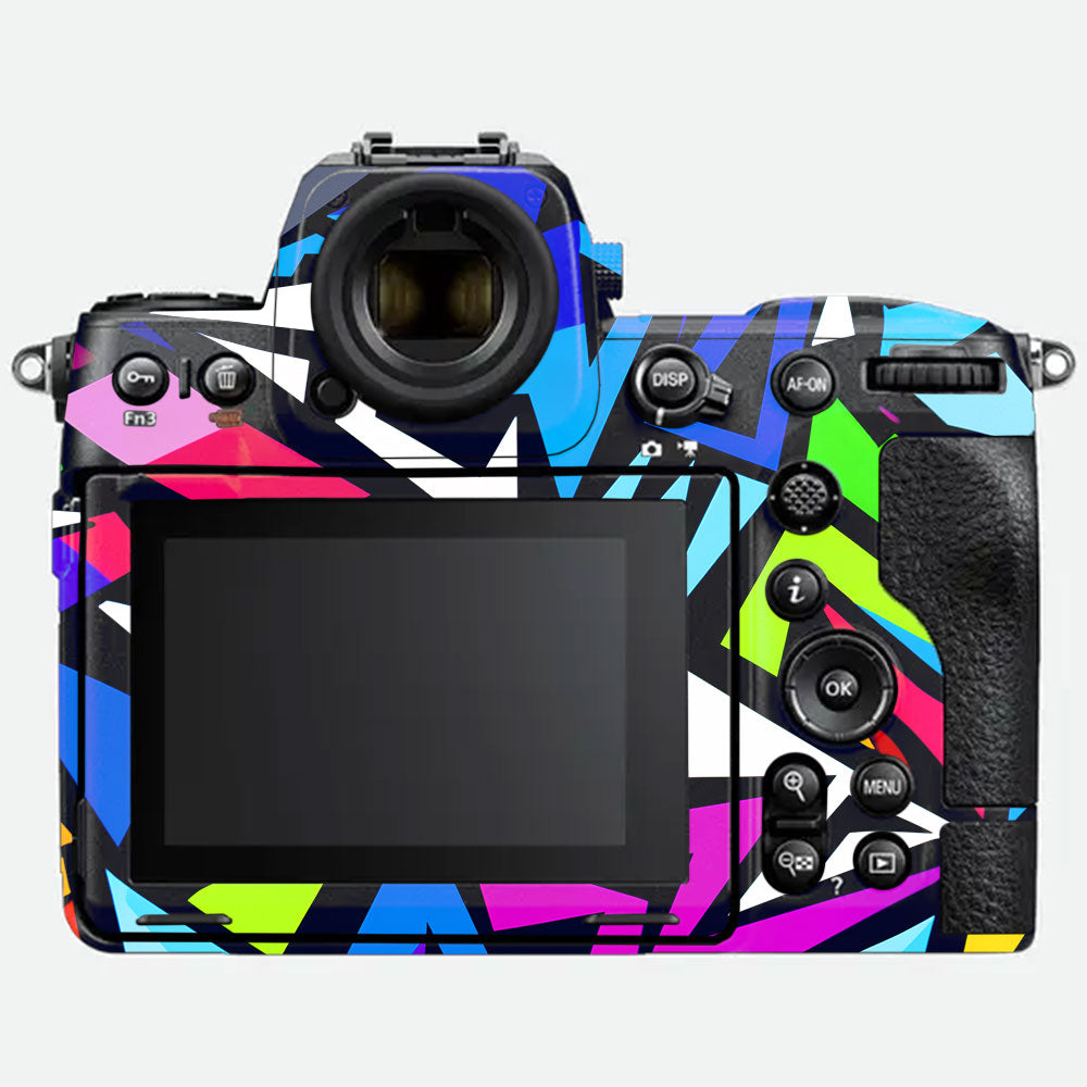Bold Geometric Pop Nikon Z8 Camera Skin
