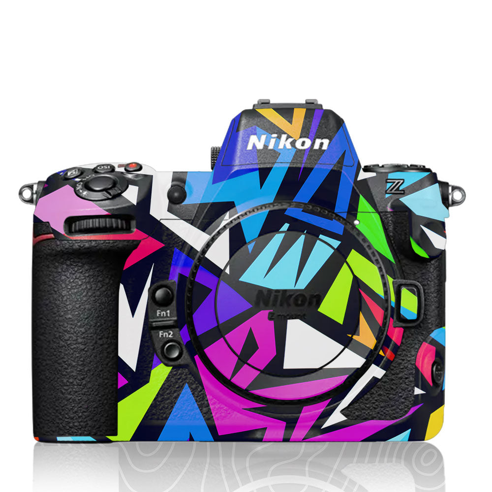 Bold Geometric Pop Nikon Z8 Camera Skin