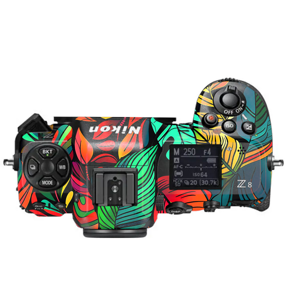Tropical Jungle Leaves Nikon Z8 Camera Skin
