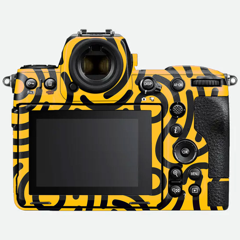 Minimal Yellow Wave Nikon Z8 Camera Skin