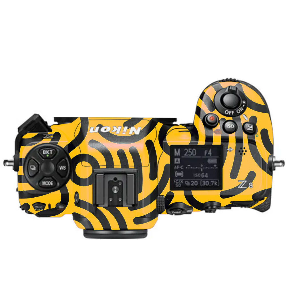 Minimal Yellow Wave Nikon Z8 Camera Skin
