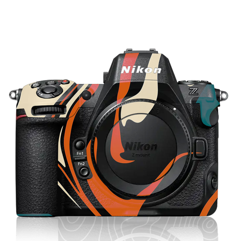 Mid-Century Abstract Swirl Nikon Z8 Camera Skin