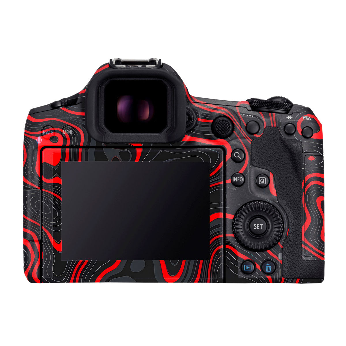 Crimson Waves Canon EOS R5 Mark II Camera Skins