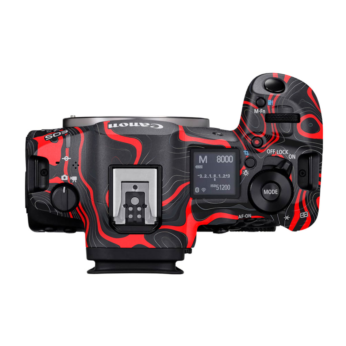 Crimson Waves Canon EOS R5 Mark II Camera Skins