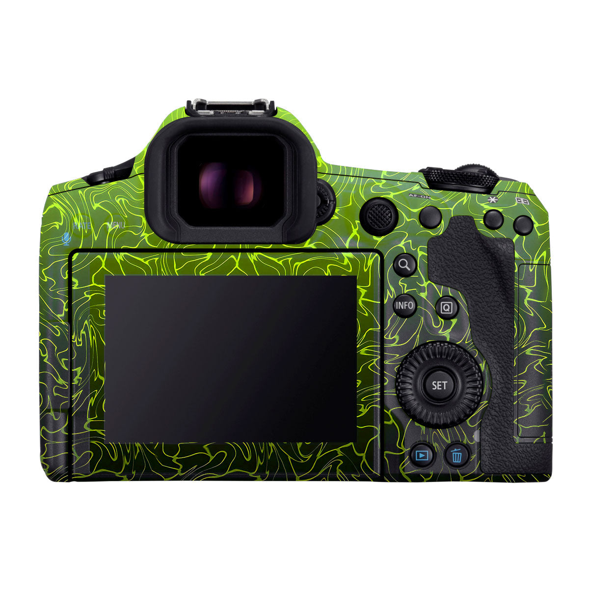 Lime Yellow to Black Gradient Canon EOS R5 Mark II Camera Skins