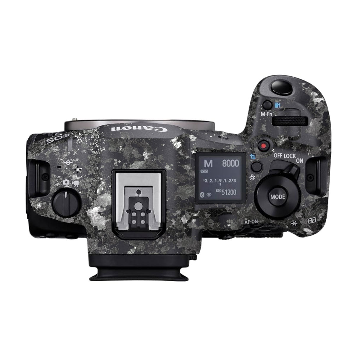 Black Granite Canon EOS R5 Mark II Camera Skins