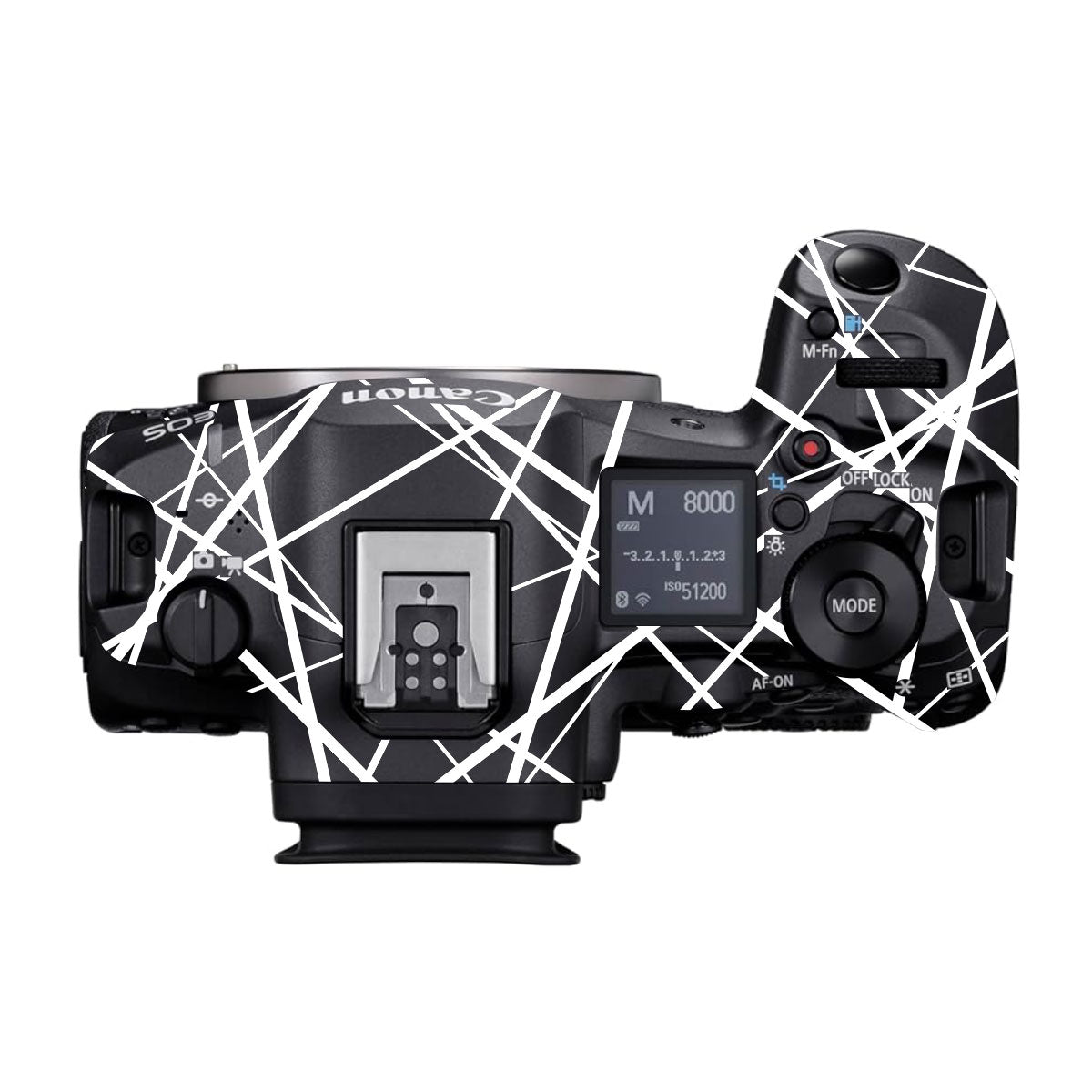 Mono Grid Canon EOS R5 Mark II Camera Skins