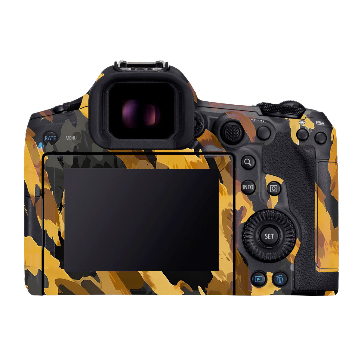 Camo Tiger Blend Canon EOS R5 Mark II Camera Skins