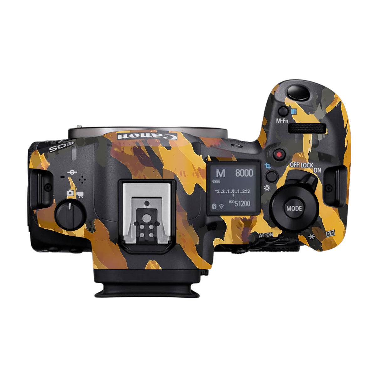 Camo Tiger Blend Canon EOS R5 Mark II Camera Skins