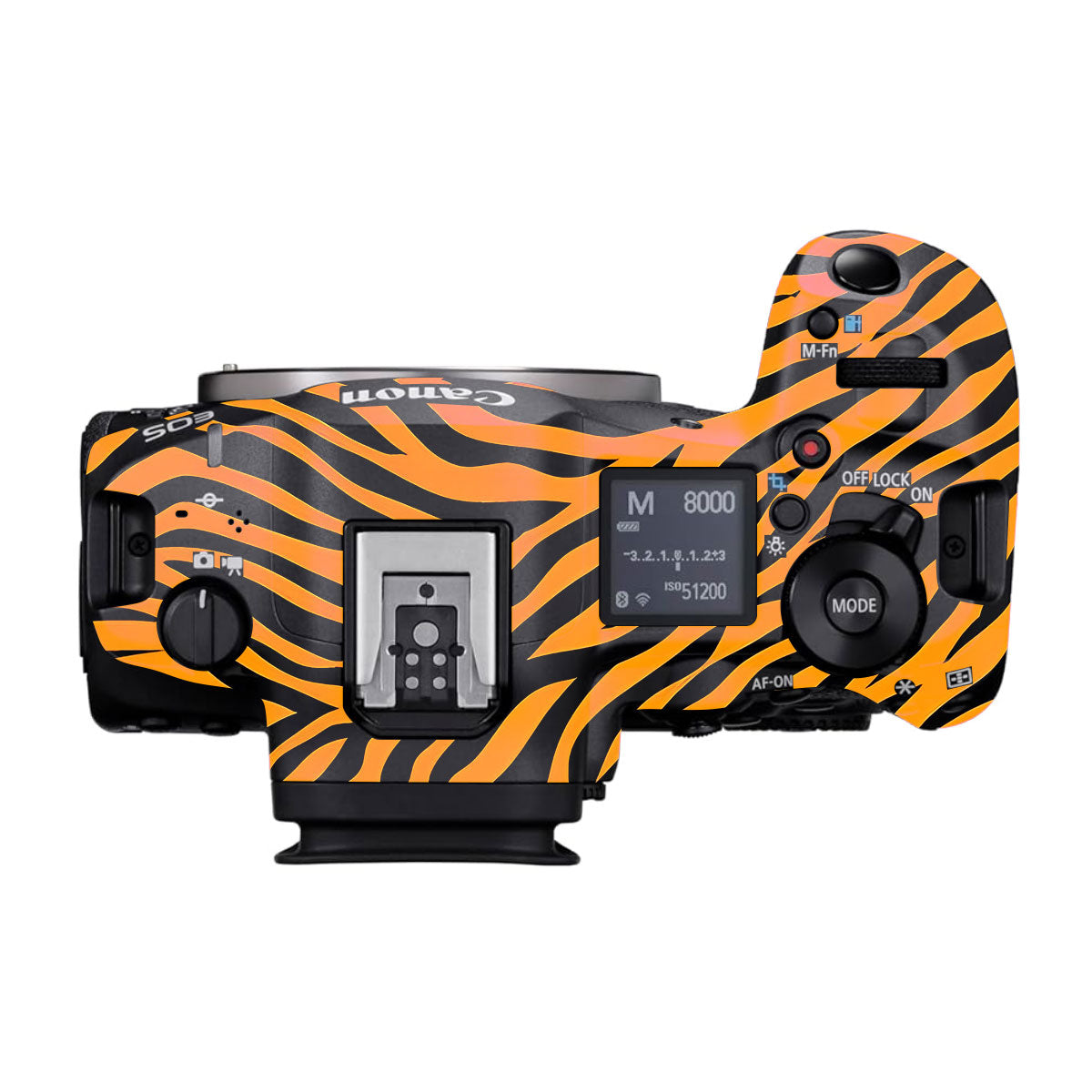 Zebra Gold Pattern Canon EOS R5 Mark II Camera Skins