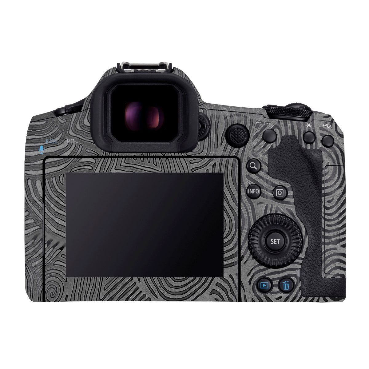 Monochrome Line Maze Canon EOS R5 Mark II Camera Skins