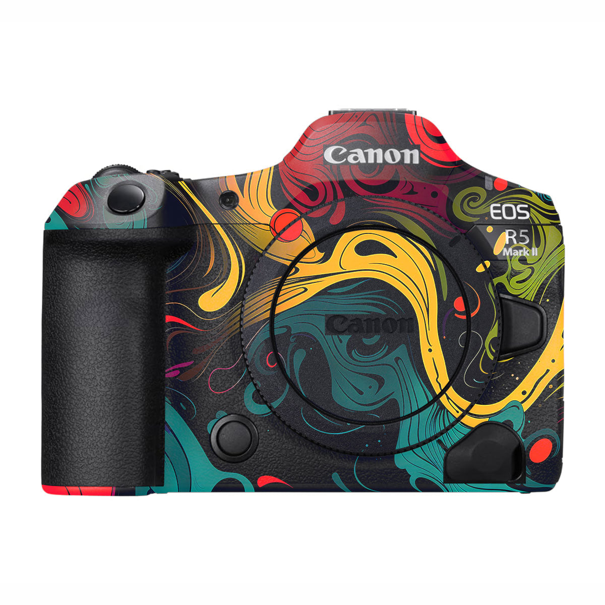 Psychedelic Color Swirl Canon EOS R5 Mark II Camera Skins