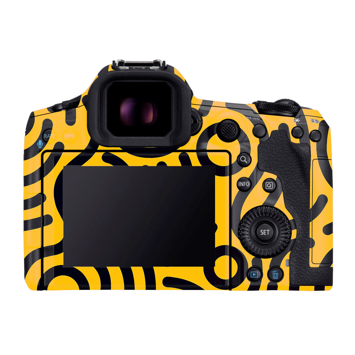 Minimal Yellow Wave Canon EOS R5 Mark II Camera Skins