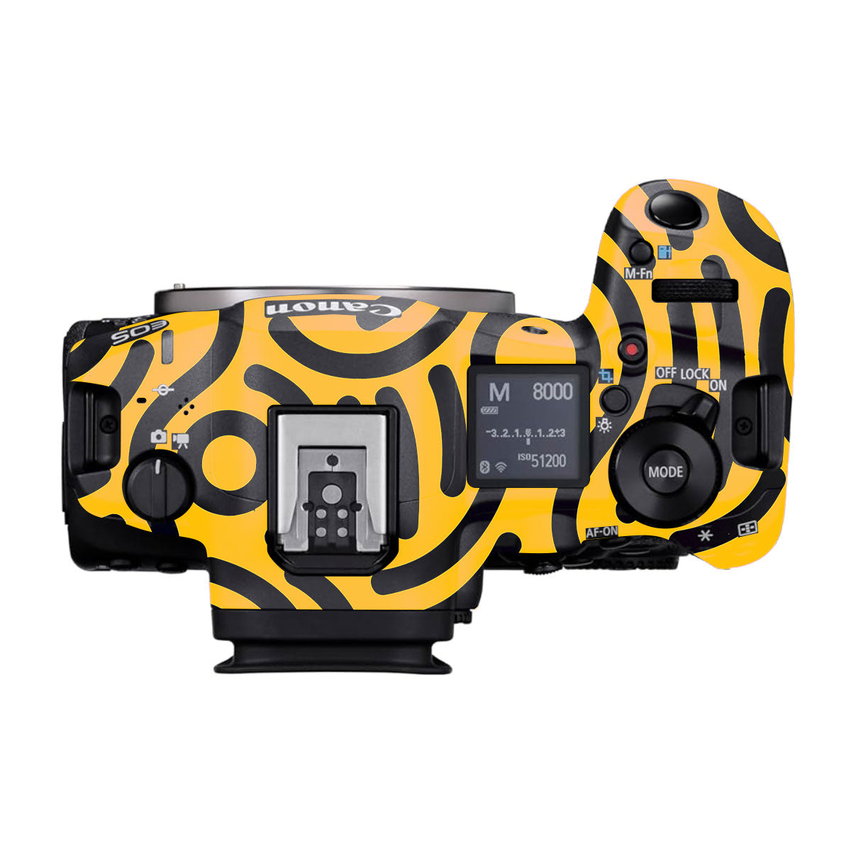 Minimal Yellow Wave Canon EOS R5 Mark II Camera Skins