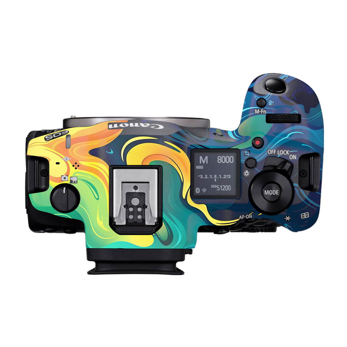 Rainbow Liquid Fusion Canon EOS R5 Mark II Camera Skins