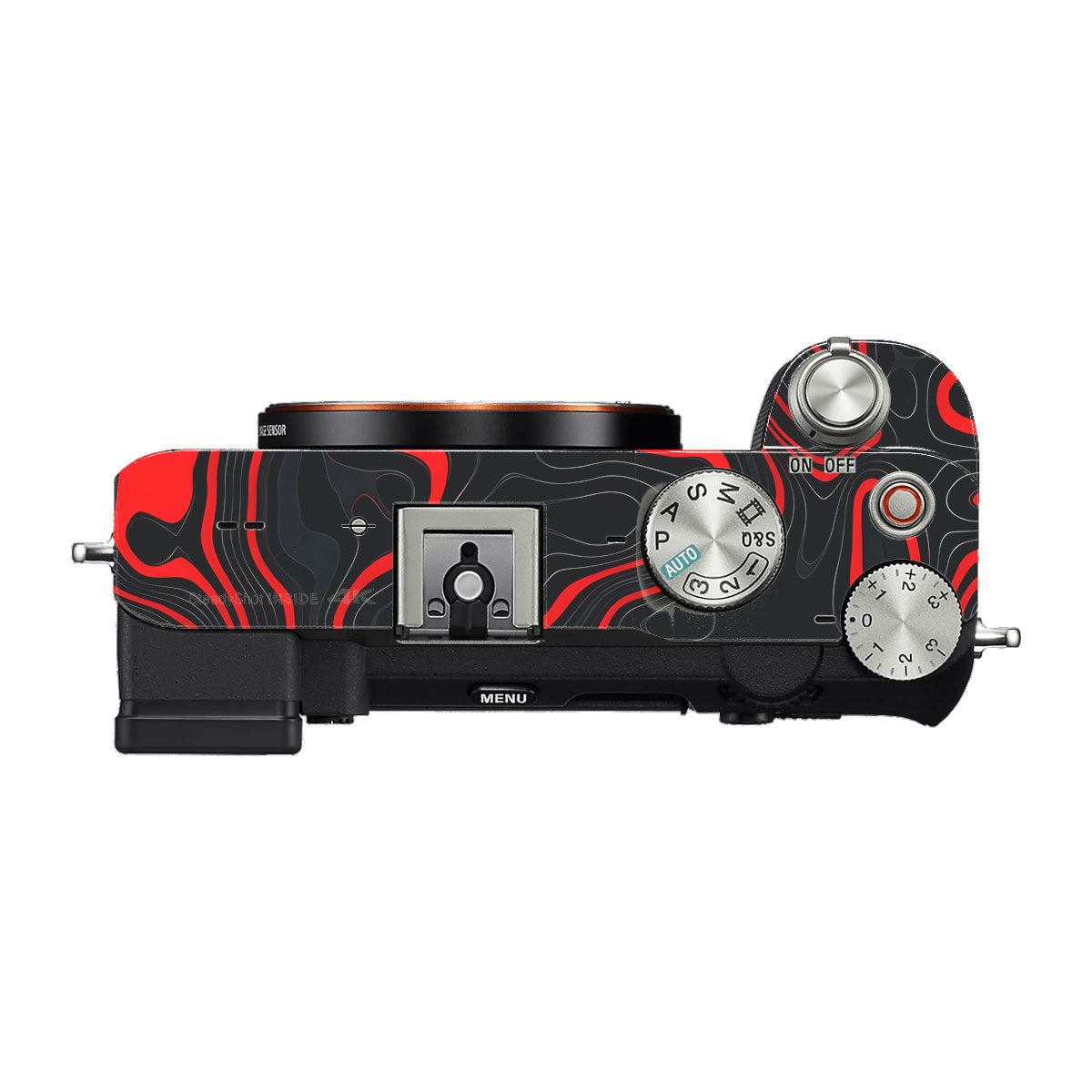 Crimson Waves Sony A7 C Camera Skins