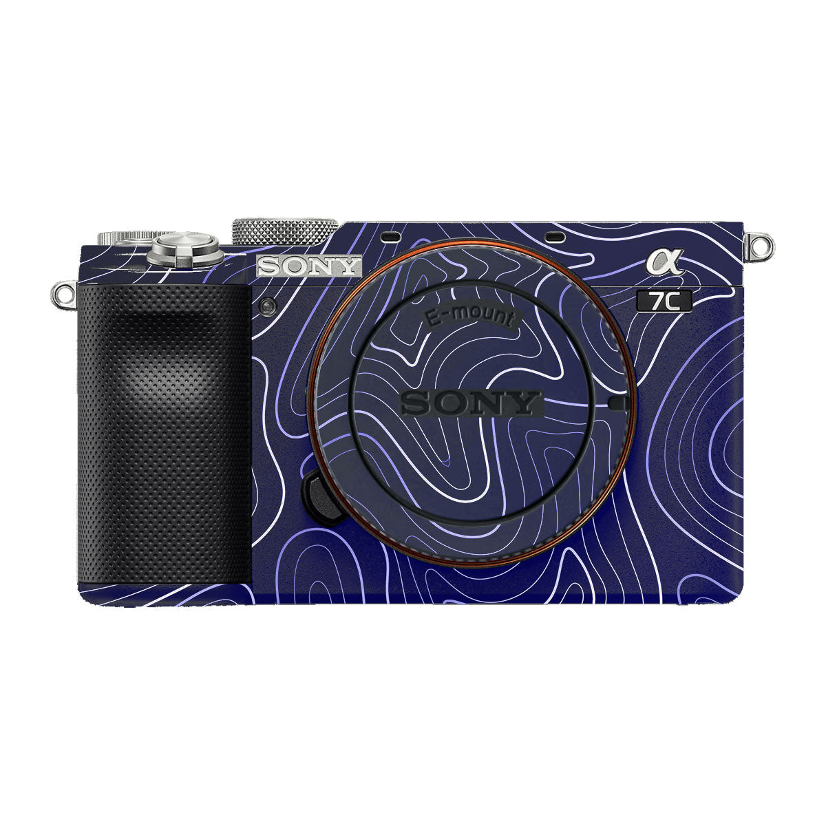 Deep Blue Contour Sony A7 C Camera Skins