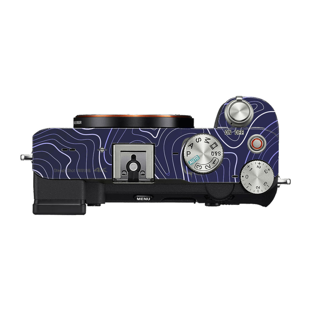 Deep Blue Contour Sony A7 C Camera Skins