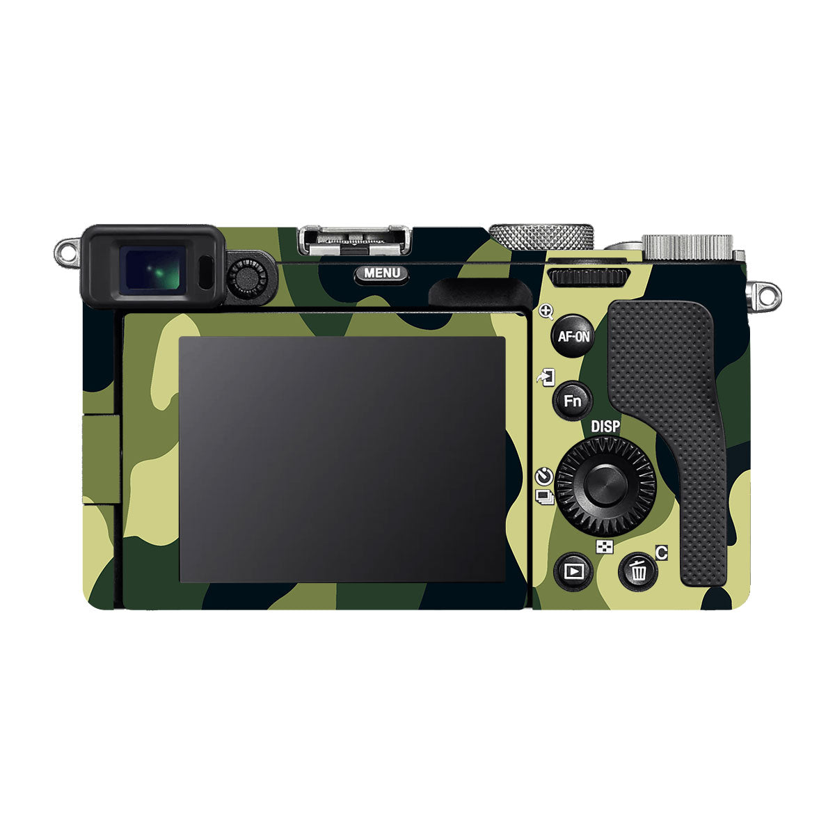 Forest Green Camo Sony A7 C Camera Skins