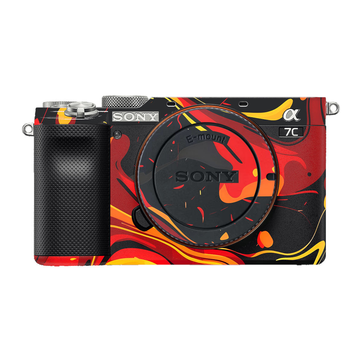Lava Burst Sony A7 C Camera Skins