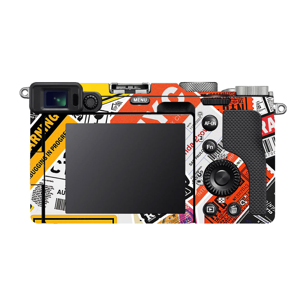 Tech Aesthetic Sticker Collage Sony A7 C Camera Skins