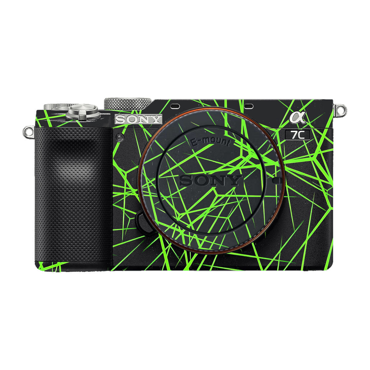 Neon Grid Sony A7 C Camera Skins