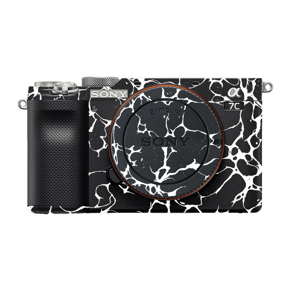 White Web Sony A7 C Camera Skins