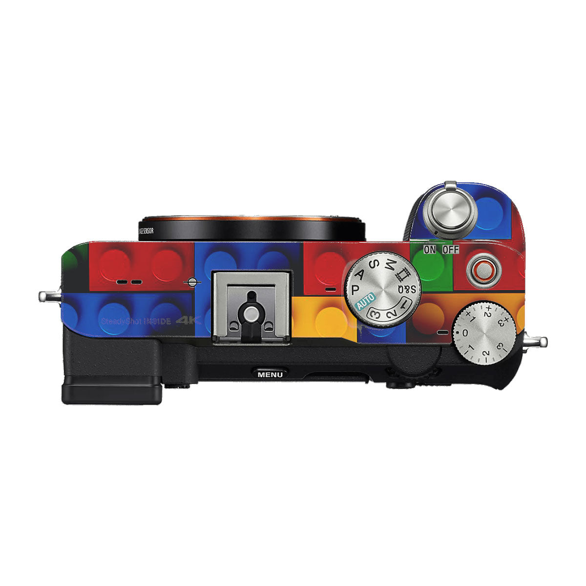Colorful LEGO Brick Wall Pattern Sony A7 C Camera Skins