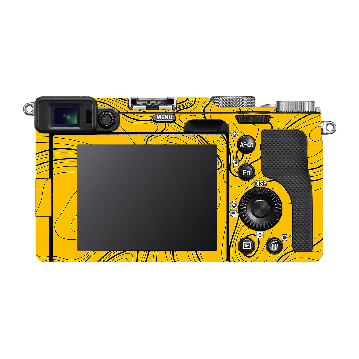 Topographic Map Pattern Sony A7 C Camera Skins