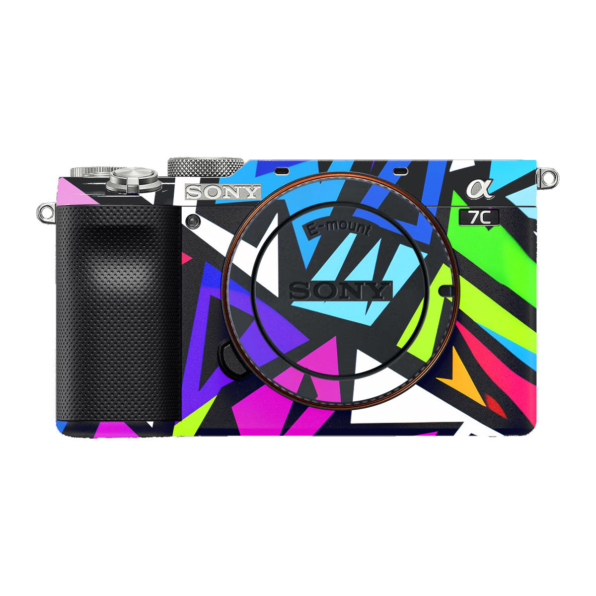 Bold Geometric Pop Sony A7 C Camera Skins