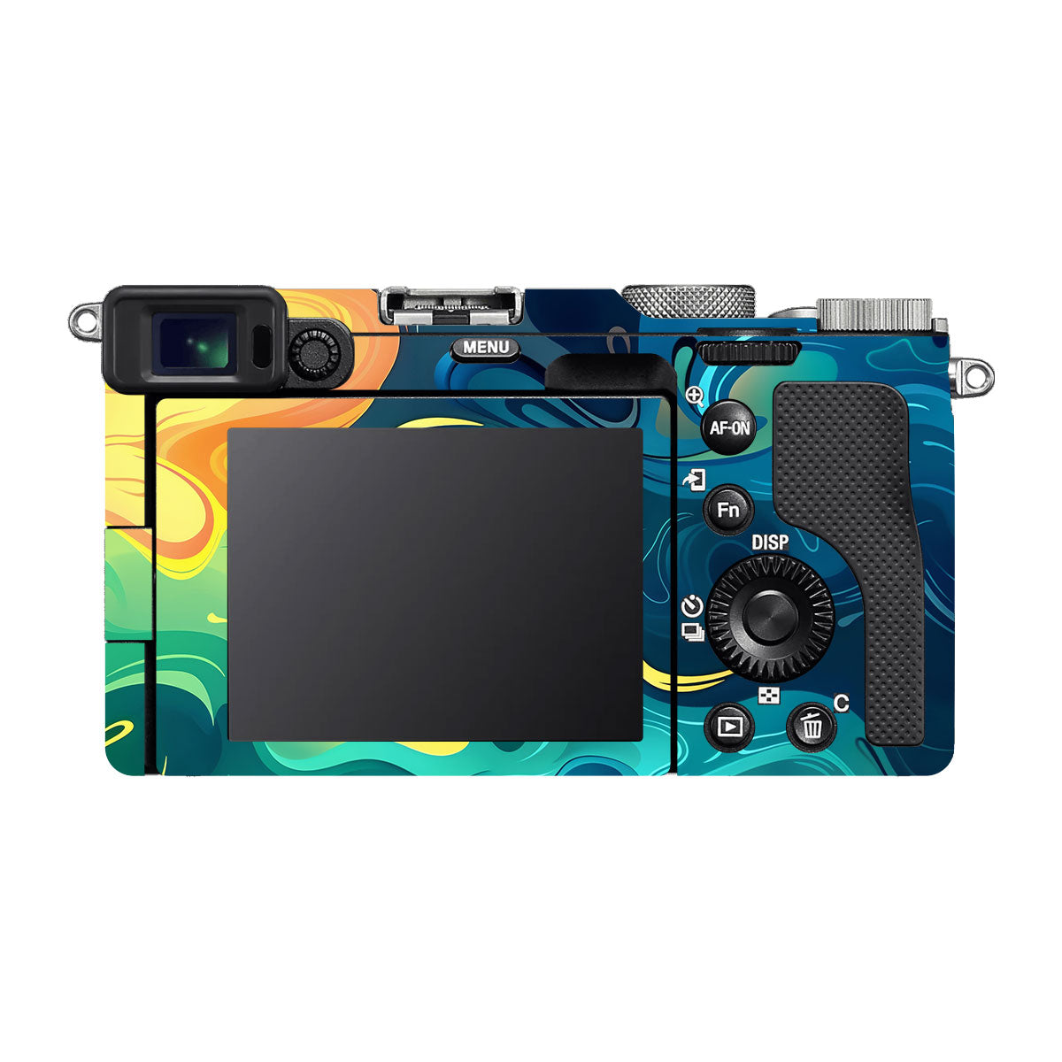 Rainbow Liquid Fusion Sony A7 C Camera Skins