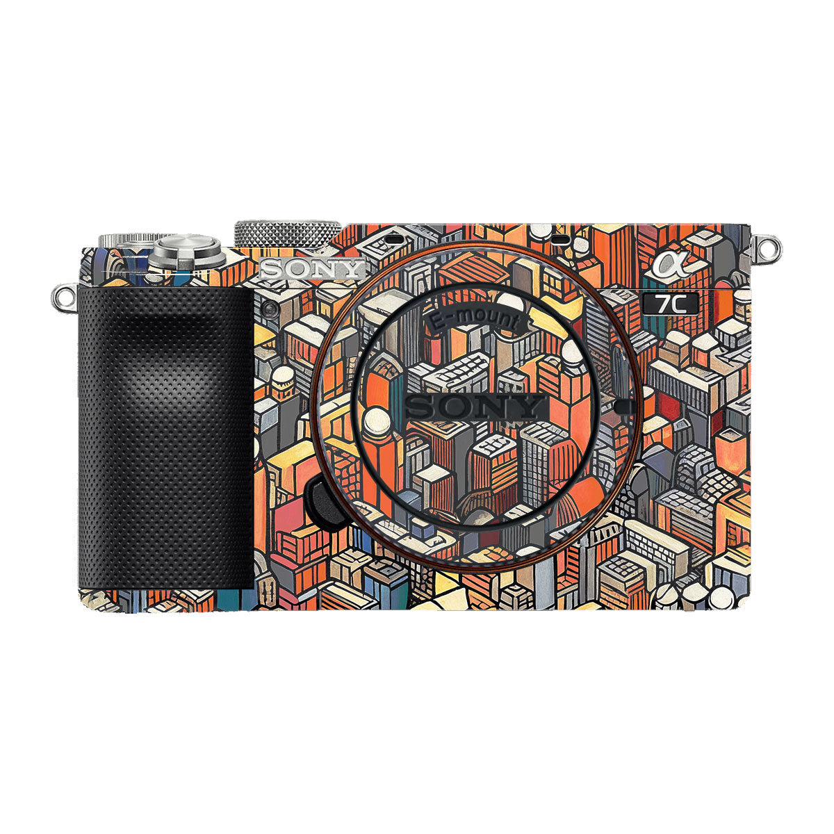 Isometric Cityscape Sony A7 C Camera Skins